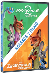 Zootropolis: Mesto zvierat 1+2 kolekcia - 2DVD