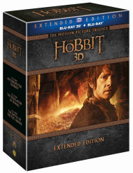 Hobit 1-3 kolekce (prodloužená verze, 15 BD) - Blu-ray 3D + 2D