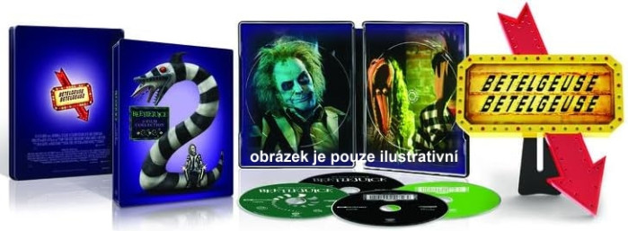 detail Beetlejuice 1-2 kolekce - 4K Ultra HD Blu-ray Steelbook 2BD