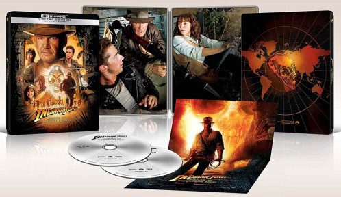 Indiana Jones a Království křišťálové lebky - 4K UHD BD + BD Steelbook (bez CZ)