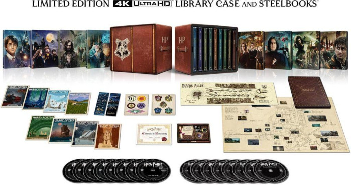 detail Harry Potter Complete Collection 1-8 - Limited Edition Steelbook 4K UHD (bez CZ)
