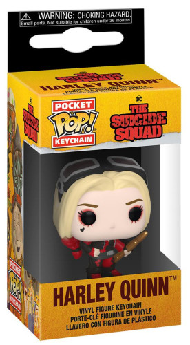 Klíčenka Funko POP! Keychain: The Suicide Squad - Harley Quinn (Bodysuit)