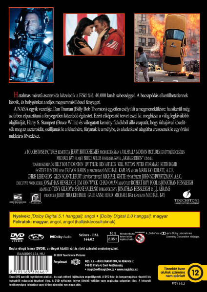 detail Armageddon - DVD (maďarský obal)