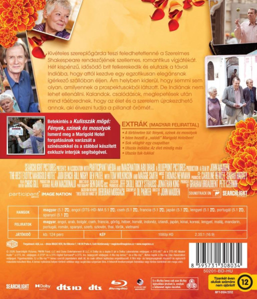 detail Úžasný hotel Marigold - Blu-ray (maďarský obal)