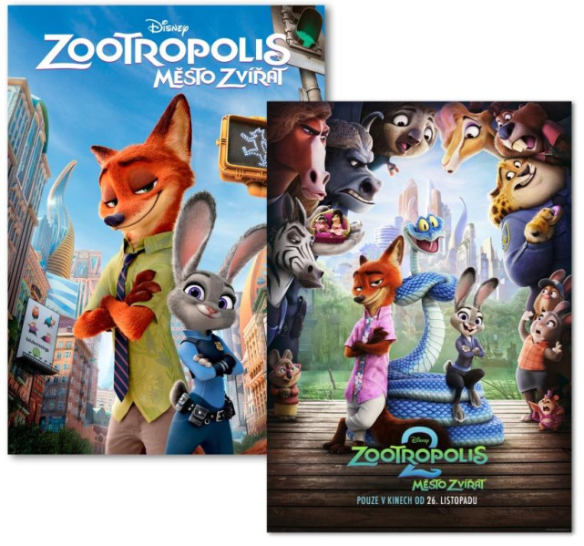 detail Zootropolis: Mesto zvierat 1+2 kolekcia - 2DVD