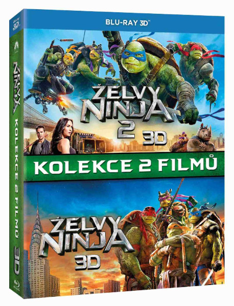 detail Ninja korytnačky (3D+2D) / Ninja korytnačky 2 (3D) - Blu-ray 3D