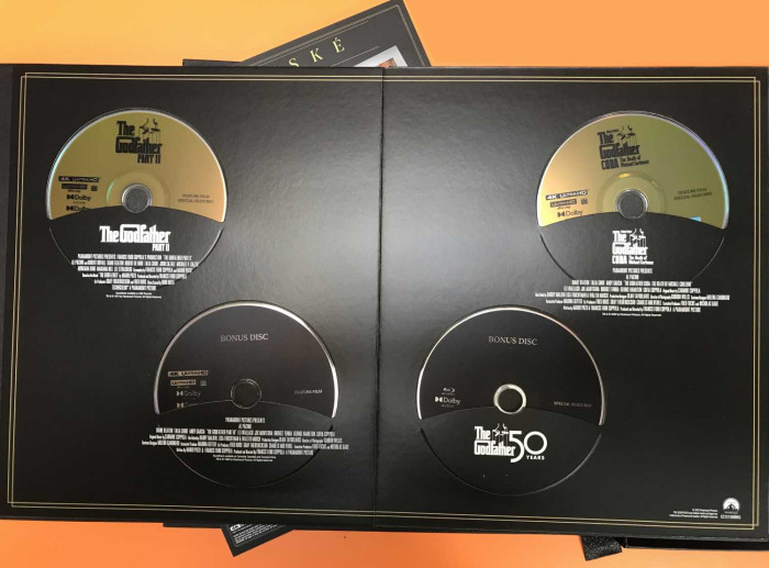 detail Kmotr trilogie - sběratelská edice k 50. výročí - 4K Ultra HD + Blu-ray (9BD)