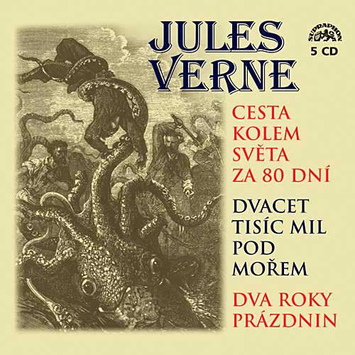 detail Verne, J. - Komplet 5 CD (Cesta kolem světa za 80 dní, 20000 mil pod mořem)