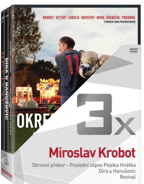 detail Miroslav Krobot kolekce - 3DVD (Okresní přebor film, Díra u Hanušovic, Revival)