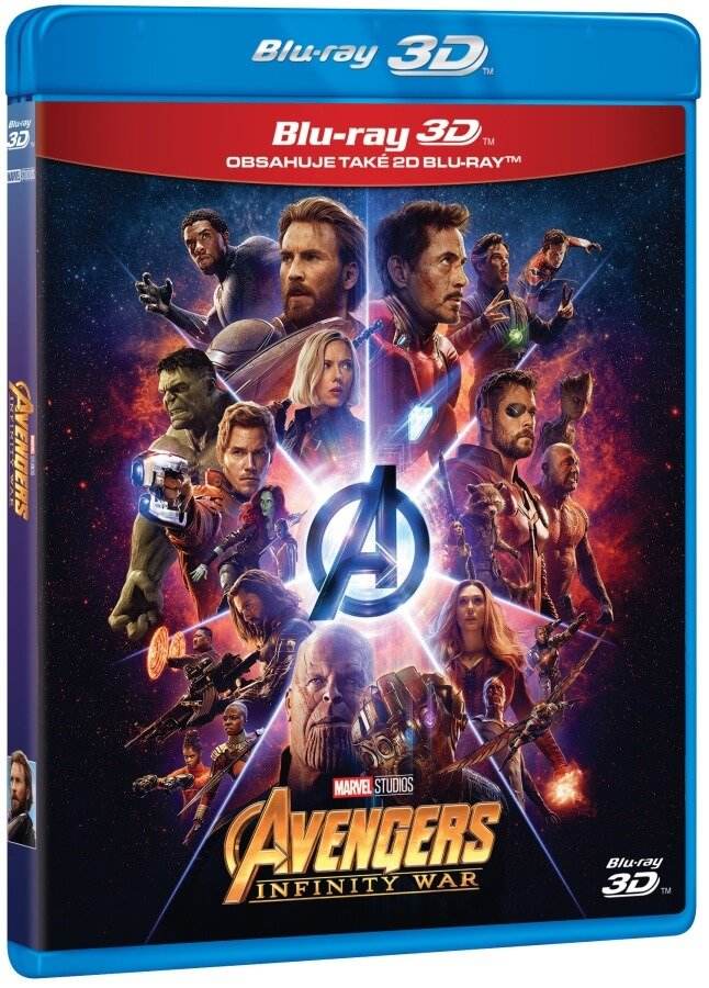 Avengers Infinity War 3D Bluray + Bluray (2BD