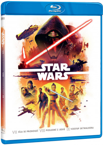 Star Wars epizody VII-IX kolekce - Blu-ray 6BD (3BD+3BD bonus)