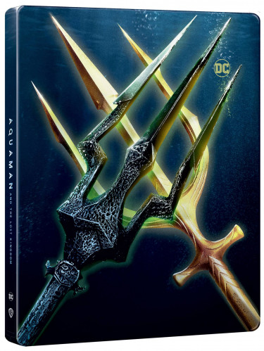 Aquaman a ztracené království - Blu-ray + DVD Steelbook Tridents