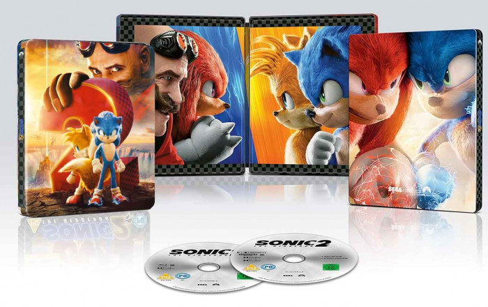 detail Ježek Sonic 1+2 - 4K Ultra HD Blu-ray Steelbook