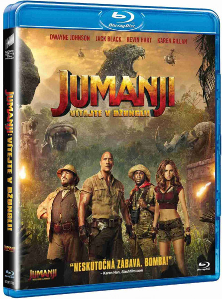 detail Jumanji: Vítejte v džungli! - Blu-ray SK obal