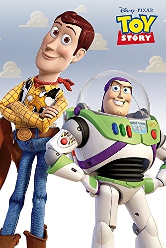 detail Toy Story plakát - Woody & Buzz 61x91,5cm