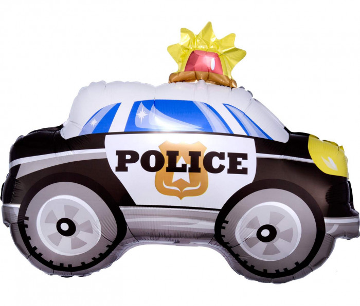 detail Foliový balónek - Policejní auto, 60cm